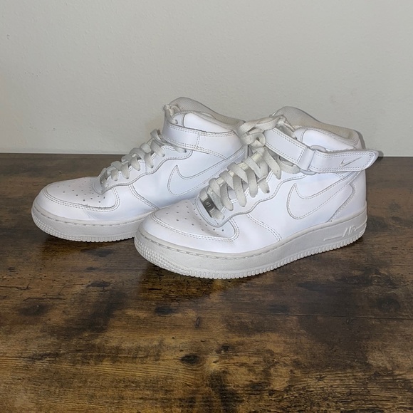 Nike Other - Nike Air Force 1 White hi tops size 5.5